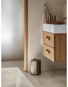 Nášľapný oceľový odpadkový kôš v bronzovej farbe 3 l Tubo – Blomus