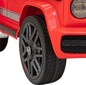 Ramiz Elektrické auto Mercedes AMG G63 pre deti červené + diaľkové ovládanie