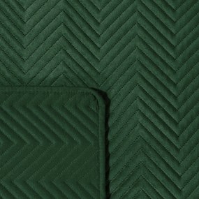 Prehoz na posteľ SOFIA 230X260 cm, smaragdová