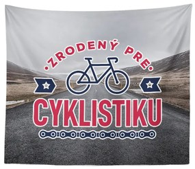 Sablio Deka Zrodený pre cyklistiku: 150x120 cm