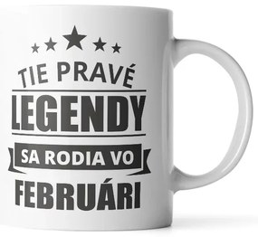 Sablio Hrnček Tie pravé legendy sa rodia vo februári - 200 ml - espresso