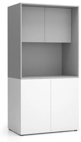 Kuchynka NIKA bez vybavenia 1000 x 600 x 2000 mm, sivá