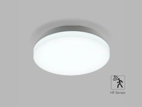 LED2 Vonkajšie stropné LED osvetlenie ROUND s čidlom, 25W, 3000K/3500K/4000K, okrúhle, biele, IP54