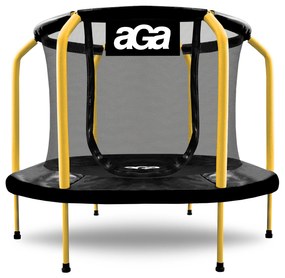 Aga Detská trampolína 150 cm Čierno-žltá