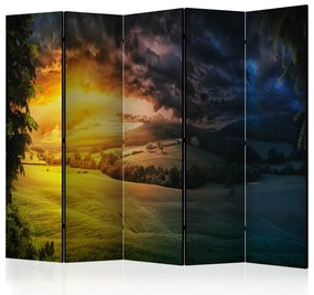 Artgeist Paraván - Twilight over the Valley II [Room Dividers]