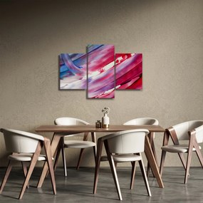 Obraz - ružovo modrej farby (90x60 cm)