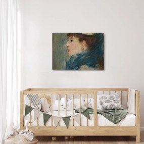 Sklenený obraz - Edouard Manet, Portrait of a Lady, reprodukcia (70x50 cm)