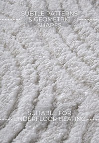 Kusový koberec Gallery 106092 Cream z kolekcie Elle, 120x170, biela, obývacia izba, ELLE Decoration