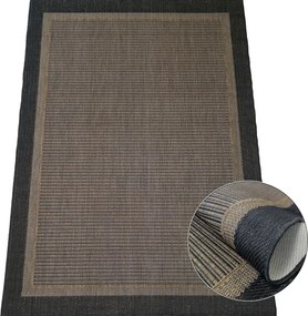 BE Koberec Eqos 0001 BROWN – hnedý obdĺžnikový Rozmer: 120x180 cm