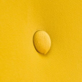 Kreslo MOSS zamatové žlté SS22 925829