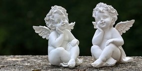 Obraz dvojica malých anjelov Varianta: 100x50