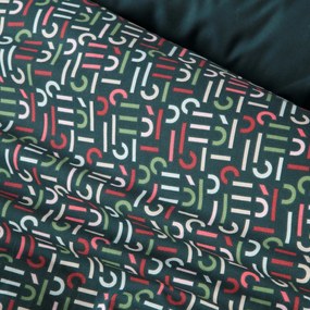 MAKOSATÉNOVÉ OBLIEČKY ESPRIT06 200X220 CM, 2 KS 70X80 CM VZOROVANÉ