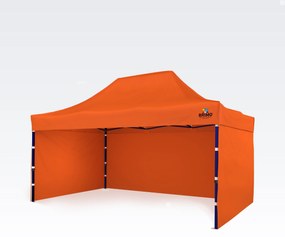 BRIMO Párty Stánky 3x4,5 m s 3 Stenami | Rýchle Rozloženie, 12.5 m² - s 3 stenami - Oranžová 23