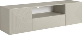 Závesný TV stolík Asha 167 cm s otvorenou policou - kašmírová
