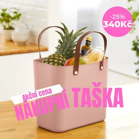 Nákupná taška, kabelka, plastová MULTIBAG staroružová, 25 l