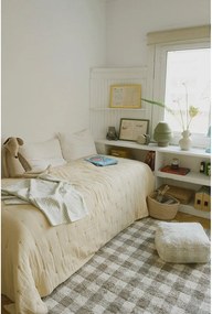 Béžový detský sedací vak Vichy – Lorena Canals