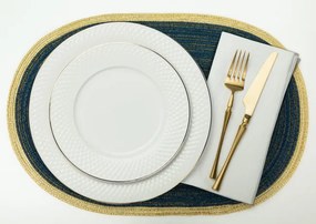 Podložka pod tanier TIRANA granátová / zlatá