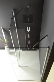 Polysan Polysan, MODULAR SHOWER stena na inštaláciu na múr, pre pripojenie otoč.panelu 900 mm, MS3A-90