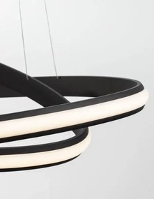 LED luster Aries 59 čierne