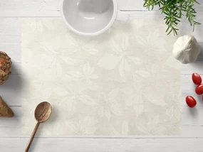 Biante Teflónové prestieranie na stôl TF-065 Listy na režnom 30x40 cm