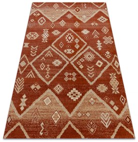 Koberec LEGEND 468 15 GB300 OSTA - Boho, exkluzívny červený / béžový