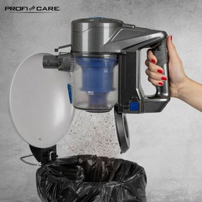 Bezdrôtový tyčový vysávač ProfiCare BS 3036, modrý