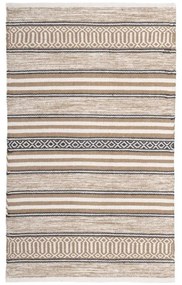 Béžový prateľný bavlnený koberec 70x140 cm – Casa Selección