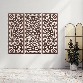 SENTOP | Nástenná dekorácia trojdielny panel mandala  | SENTOP PR0514-A