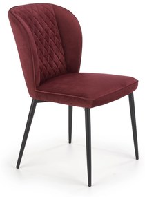 Dizajnová stolička NEXIA bordová + čierna