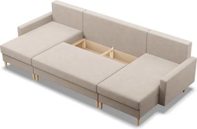 Sedacia súprava BLANK Elegant v tvare U béžová