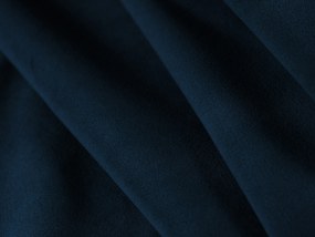 Rohová pohovka milany ľavá 265 cm zamat modrá MUZZA