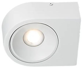 Nástenné svietidlo Luce, 1x biele kovové tienidlo, w