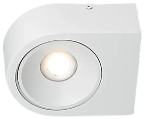 Nástenné svietidlo Luce, 1x biele kovové tienidlo, w