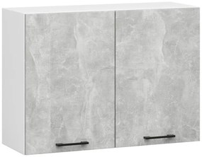 Kuchynská linka OLIWIA 2.4 m betón / biela