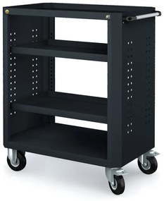 Antistatický dielenský ESD vozík 968 x 765 x 500 mm, 4 police