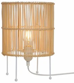 Ratanová stolná lampa EDIN 20x30 cm