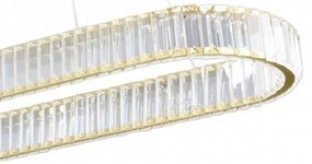 Toolight Toolight, LED stropné svietidlo 100x30 cm, 22W, APP1508-CP, zlatá matná, OSW-06971