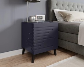 Cama Modrý nočný stolík Nova (2 ks)