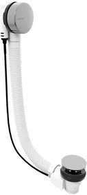 Polysan Polysan, MARBLE vaňová súprava s bovdenom, dĺžka 800mm, chróm, 11042