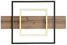 Globo 67289D - stmievateľné LED stropné svietidlo VANNI LED/24W/230V hnedá/čierna