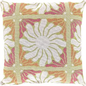 Dekoratívny vankúšik LIVANI 45x45 cm, oranžový/ružový