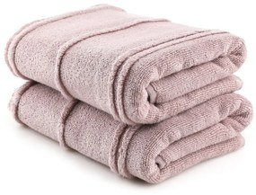 Ružové froté uteráky v súprave 2 ks 50x90 cm Arden – Foutastic