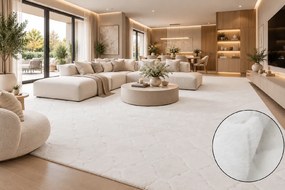 Koberec Rabbit 3D 02 CREAM rozmery koberec: 60x100 cm