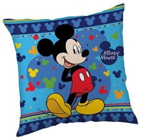 Detský dekoračný vankúšik 40 x 40 cm - Mickey "Blue"