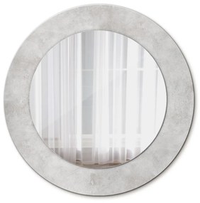Okrúhle ozdobné zrkadlo Betónová textúra fi 50 cm