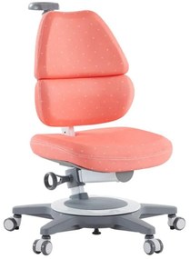 AMADEUS Detská rastúca stolička LAURA červená lososová