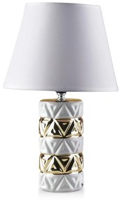 Lampa Lara Diamond 41 cm biela/ zlatá