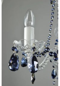 Wranovsky JWZ102052101 - Krištáľový luster na reťazi DE LUXE 5xE14/40W/230V