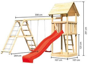 Detské vonkajšie ihrisko Dekorhome Červená