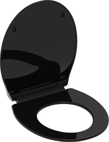Eisl Sanitär WC sedátko Duroplast Soft Close Slim Black 82710